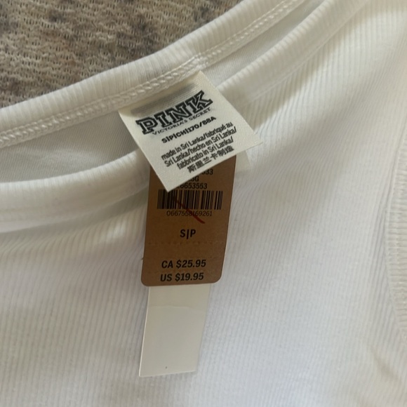 Pink by Victoria’s Secret ribbed tanks - Picture 2 of 3